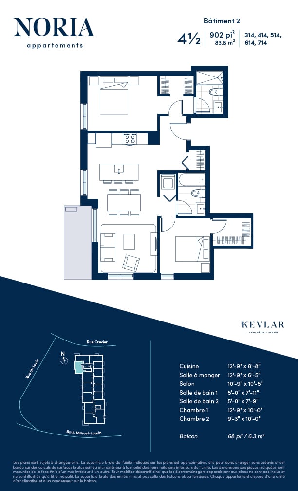 Appartement en location 4 pièces et demi à Saint Laurent