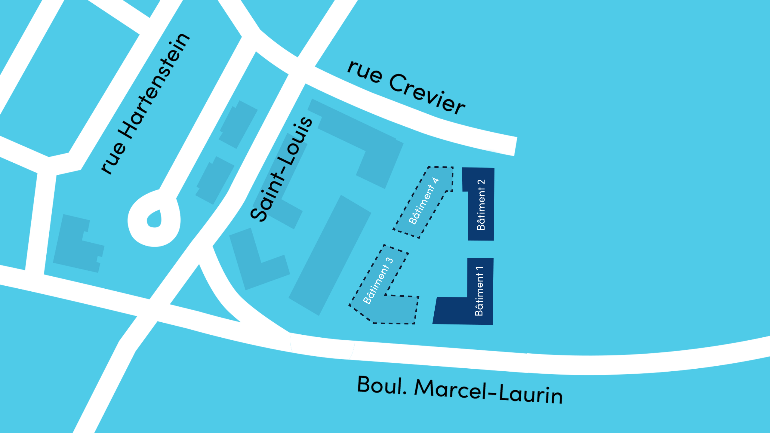 Les appartements Noria à louer à Saint-Laurent - Montréal.